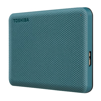 Toshiba Canvio Advance HDD 2TB Grün Externe Festplatte, USB 3.2 Gen 1x1 (5 Gbit/s)