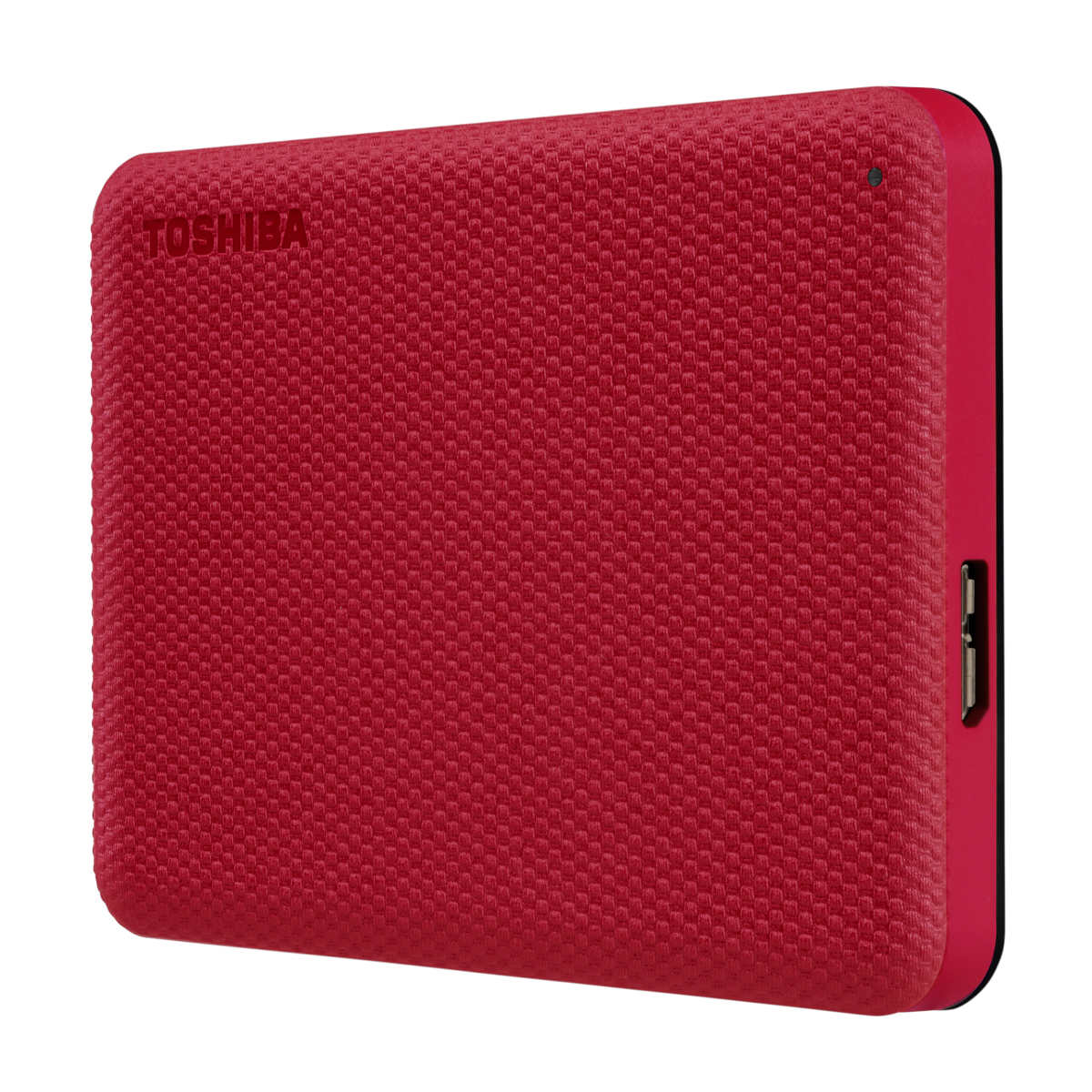 Toshiba Canvio Advance HDD 1TB Rot Externe Festplatte, USB 3.2 Gen 1x1 5 Gbit/s