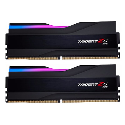 Thumbnail - G.SKILL Trident Z5 RGB Schwarz 32GB Kit (2x16GB) DDR5-6000 CL36 DIMM Arbeitsspeicher