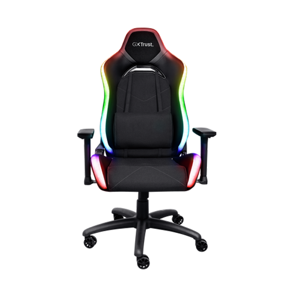 Trust Gaming GXT719 Ruya RGB Gaming Stuhl Besonders bequemer, vollständig einstellbarer Gaming-Stuhl mit integrierter Lendenwirbelstütze Gaming-Stuhl Produkt Bild 1
