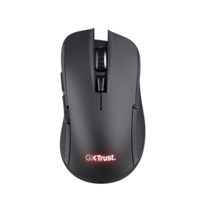 Trust Gaming GXT931 Ybar Multi-Wireless Maus Kabellose und wiederaufladbare Gaming-Maus mit Mehrgeräteanschluss und 50 S...