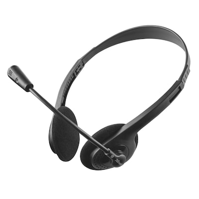 Trust 21665 Kopfhörer & Headset Kabelgebunden im Ohr Anrufe/Musik Schwarz