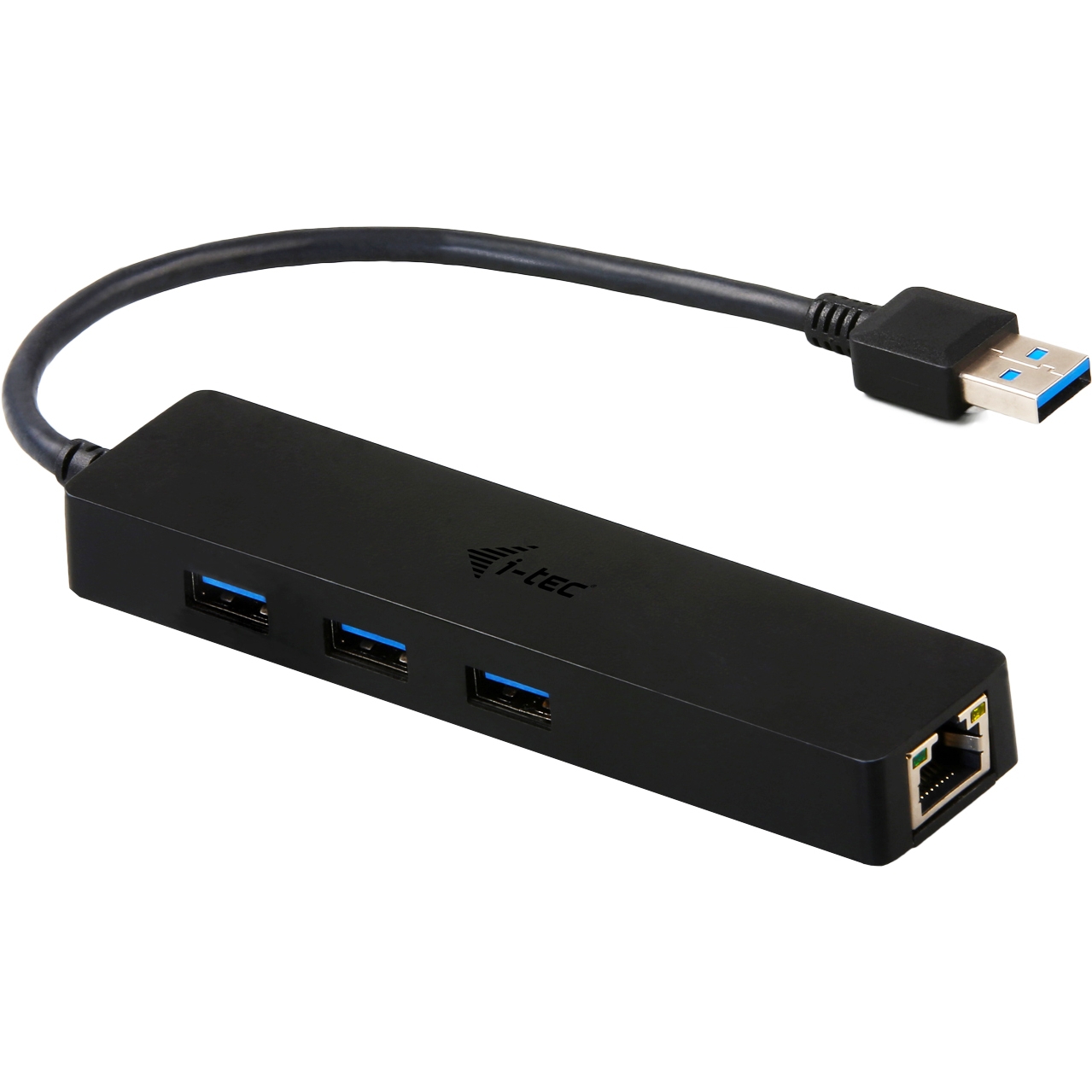 i-tec USB 3.0 Slim HUB 3 Port mit Gigabit Ethernet Adapter