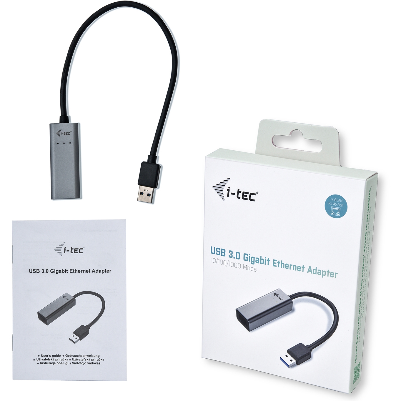 i-tec USB 3.0 Metal Gigabit Ethernet Adapter Adapter/Konverter Produkt Bild 3