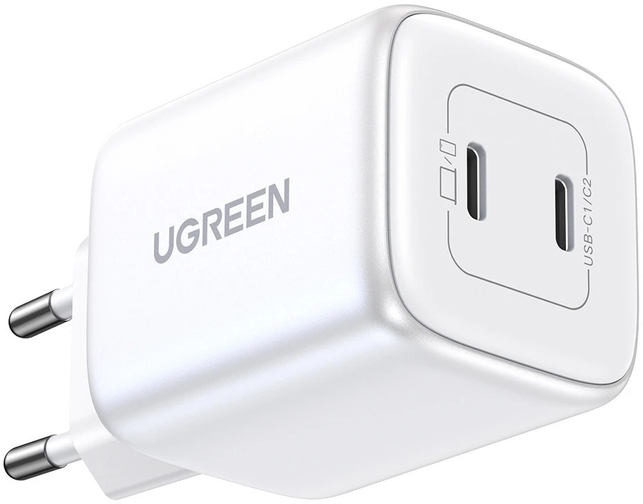 Thumbnail - UGREEN Nexode 45W Dual USB-C PD Charger (25W+20W), weiß