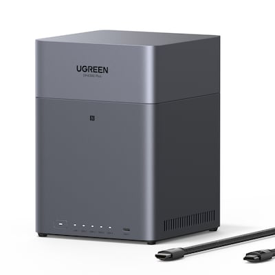 UGREEN NASync DH4300 Plus 4-Bay NAS 0/4, 1x 2.5GbE, 1x USB-C, 2x USB-A, 8GB RAM