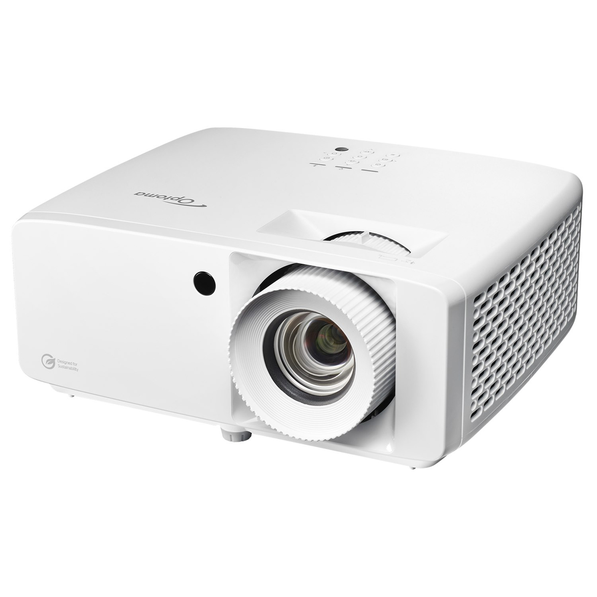 Optoma UHZ67-W 4K Laser Beamer mit 4.300 ANSI Lumen, weiß 4K UHD Dura Core Laser Technologie, HDR, Bildeinstellungen über Mobilgerät anpassbar, 240Hz