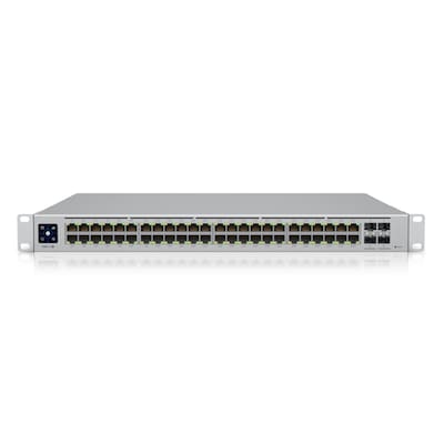 Ubiquiti Professional 48-Port PoE Managed Switch 48x Gigabit Ethernet (40x PoE+ und 8x PoE++, max. 600W), 4x 10 Gbit/s S...
