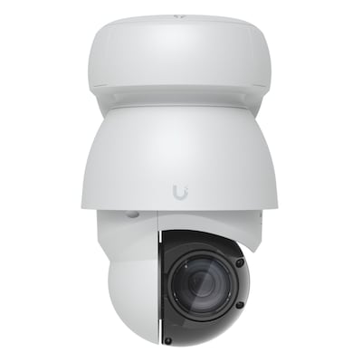 Ubiquiti AI PTZ Industrial Überwachungskamera Weiß 8MP (3840x2160), PoE, IP66-Wetterschutz, 100m Nachtsicht, PTZ mit 22x...