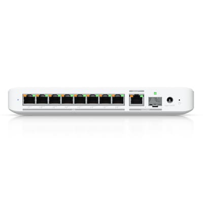 Ubiquiti Flex 2.5G PoE Managed Switch 8x 2.5 Gigabit Ethernet (PoE++), 1x 10G SFP+/RJ45 (PoE+++) Kombi Port