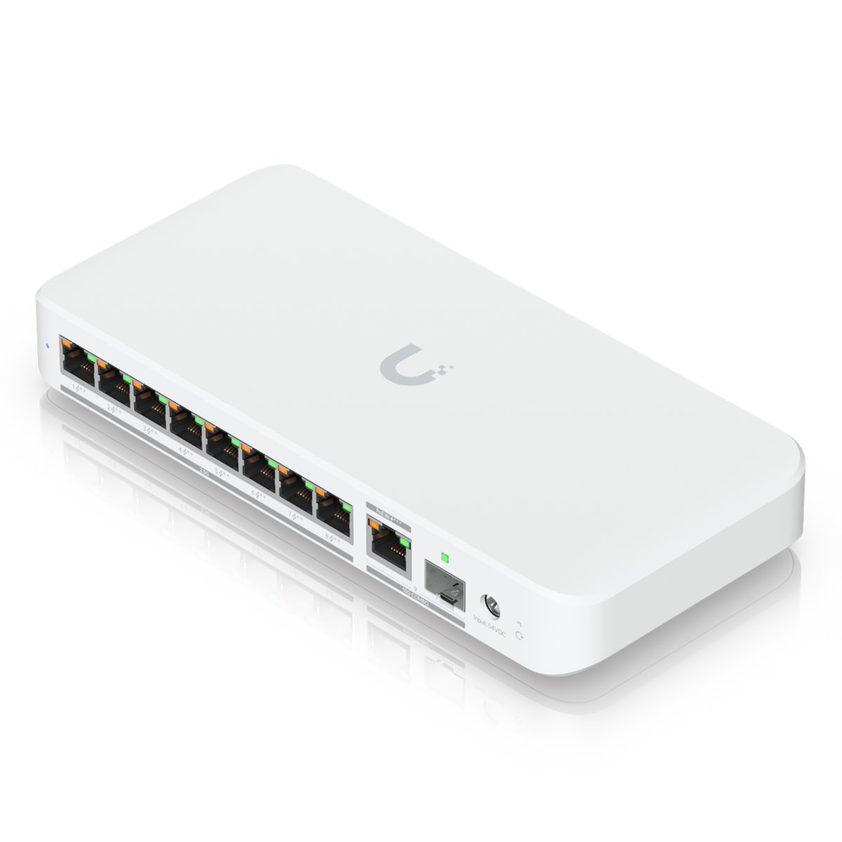 Ubiquiti Flex 2.5G PoE Managed Switch 8x 2.5 Gigabit Ethernet (PoE++), 1x 10G SFP+/RJ45 (PoE+++) Kombi Port Netzwerk-Switch Produkt Bild 5