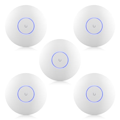 Ubiquiti U7 Pro WiFi 7 Access Point 5er Pack BE9300 Triband, 1x 2.5G RJ45, 140m² Abdeckung