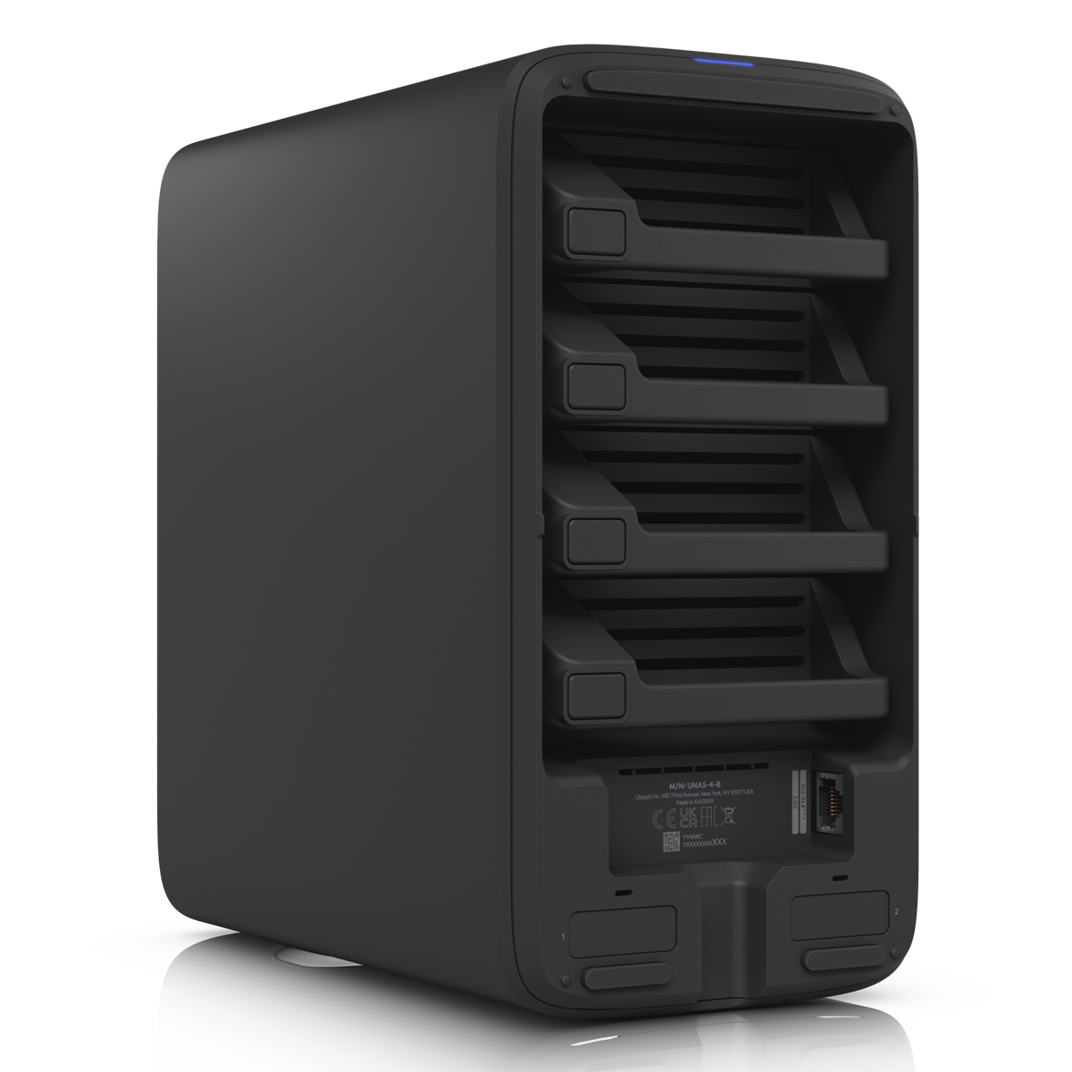 Ubiquiti UNAS 4 Schwarz 0/4 2.5"/3.5" SSD/HDD, 2x M.2 NVMe SSD, 1x 2.5GbE, 1x USB-C Expansion, 4GB RAM NAS Produkt Bild 7