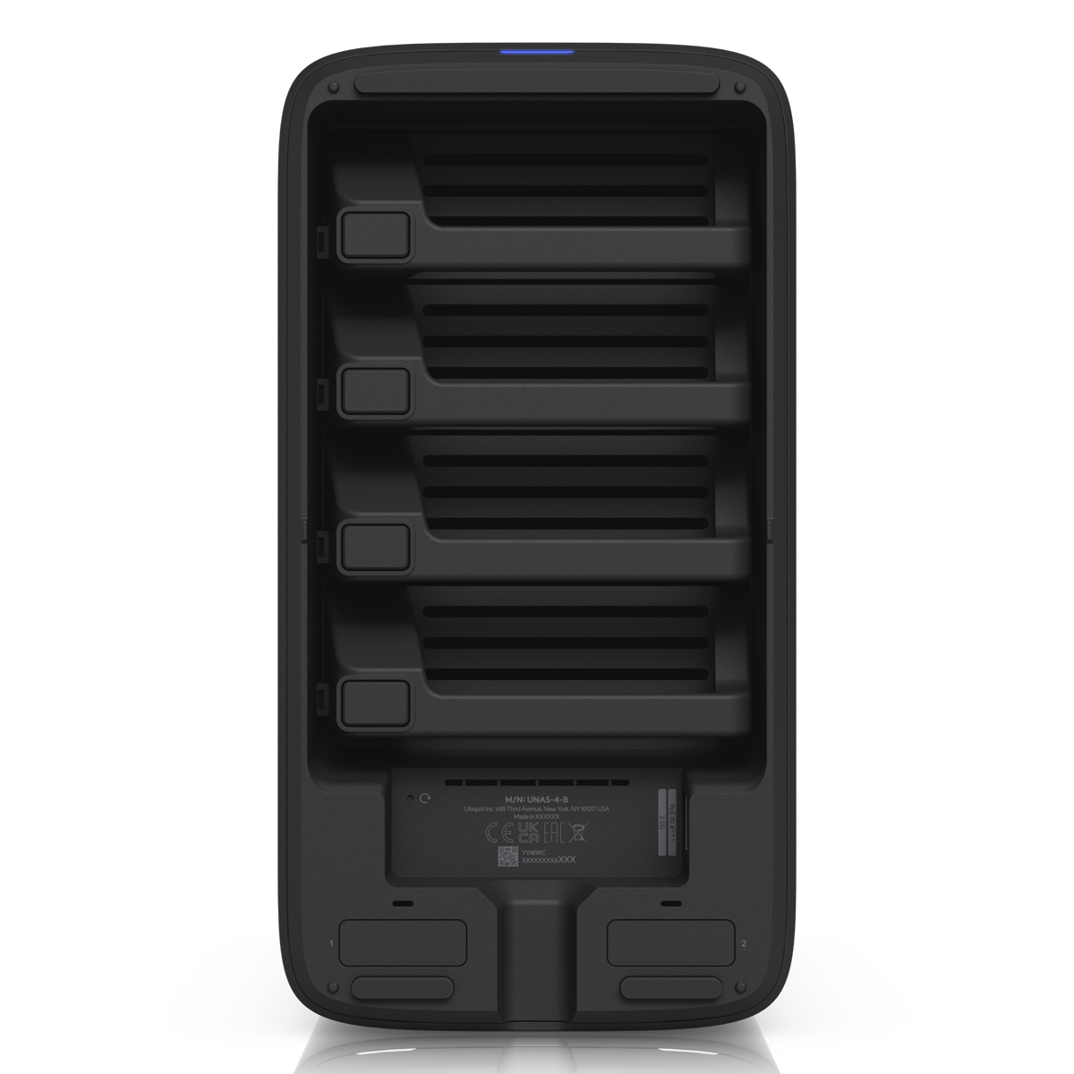 Ubiquiti UNAS 4 Schwarz 0/4 2.5"/3.5" SSD/HDD, 2x M.2 NVMe SSD, 1x 2.5GbE, 1x USB-C Expansion, 4GB RAM NAS Produkt Bild 6