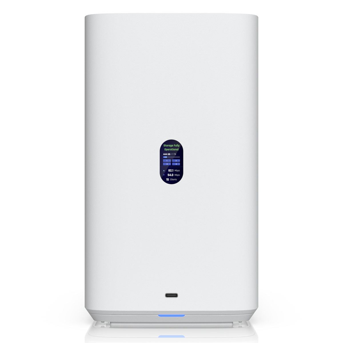 Ubiquiti UNAS 4 Weiß 0/4 2.5"/3.5" SSD/HDD, 2x M.2 NVMe SSD, 1x 2.5GbE, 1x USB-C Expansion, 4GB RAM