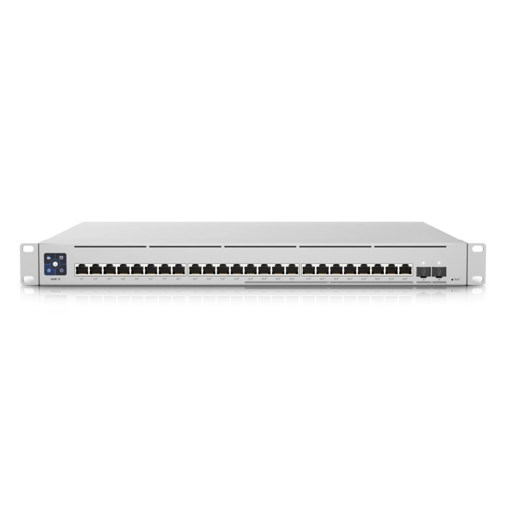 Ubiquiti Enterprise 24-Port PoE Managed Switch 12x 2.5 Gbit/s und 12x Gigabit Ethernet (PoE+, max. 400W), 2x 10 Gbit/s S...