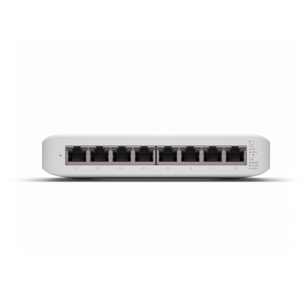 Ubiquiti Lite 8-Port PoE Managed Switch 8x Gigabit Ethernet 4x PoE+, max. 52W
