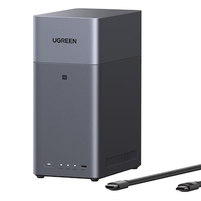 UGREEN NASync DH2300 2-Bay NAS 0/2, 1x GbE, 1x USB-C, 2x USB-A, 4GB RAM