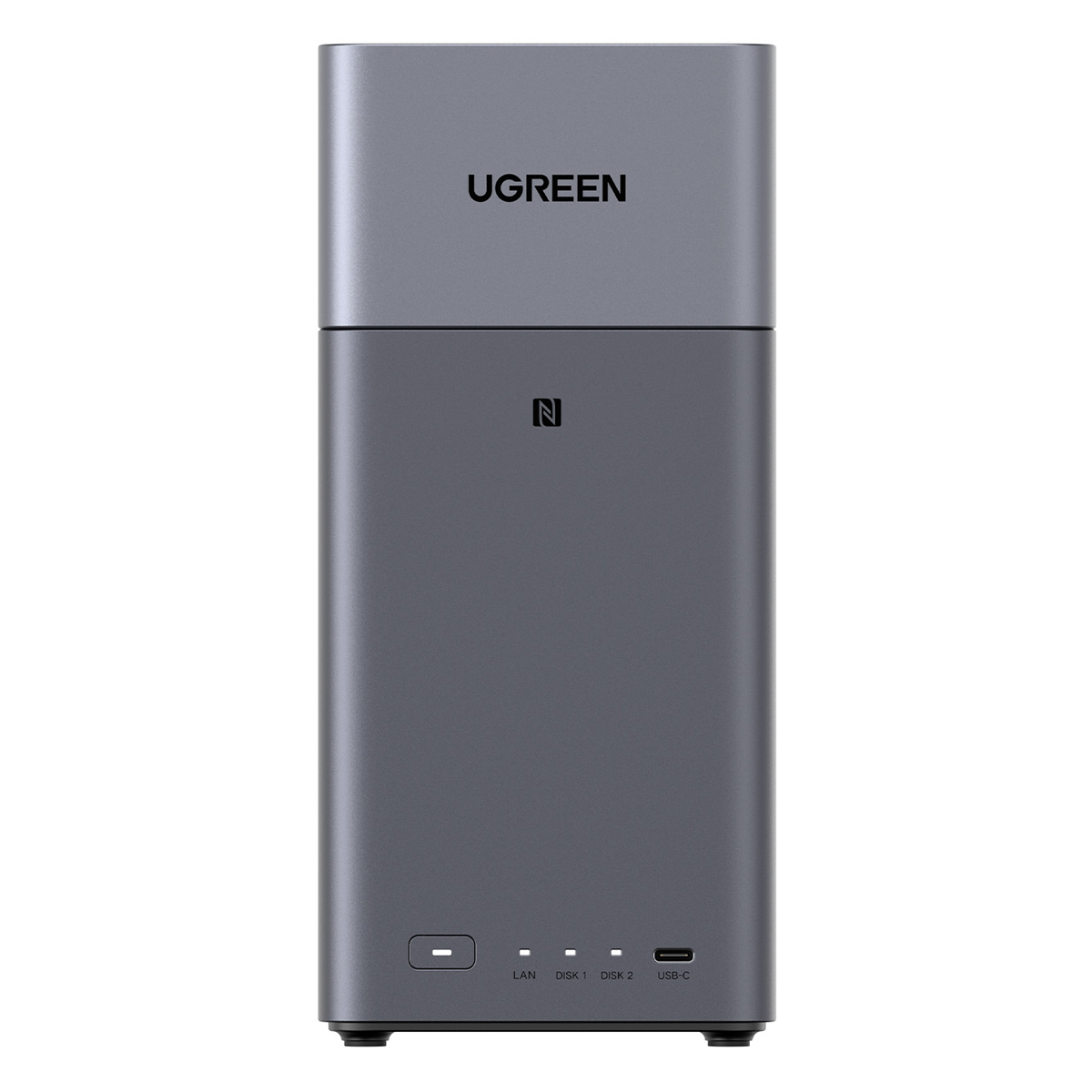 UGREEN NASync DH2300 2-Bay NAS B-Ware 0/2, 1x GbE, 1x USB-C, 2x USB-A, 4GB RAM NAS Produkt Bild 2
