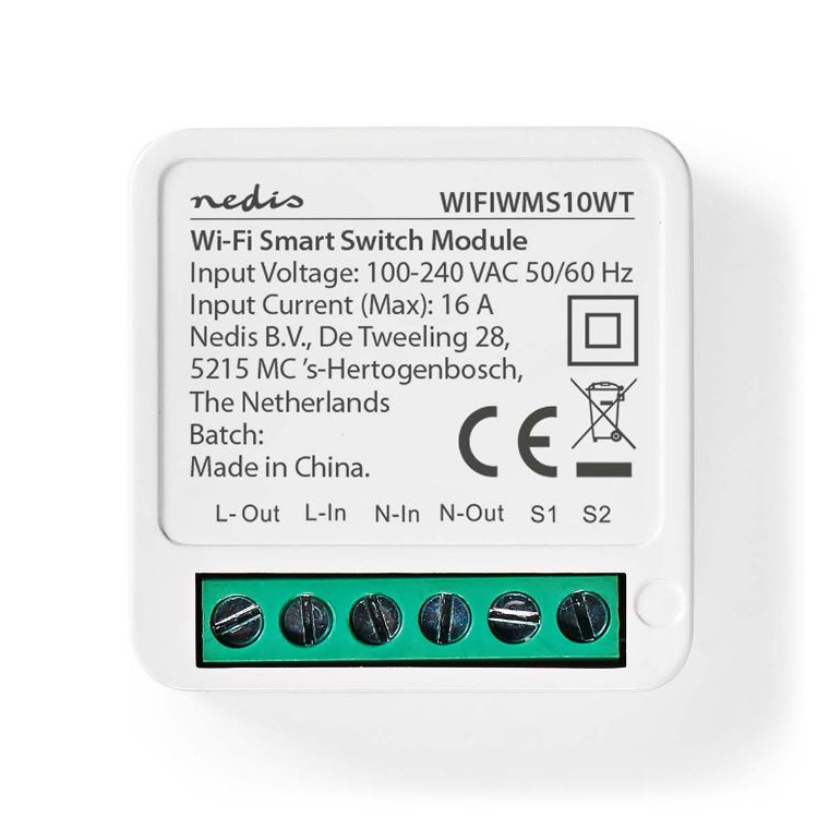 Nedis Power Switch | WLAN | 3680 W | Android/IOS