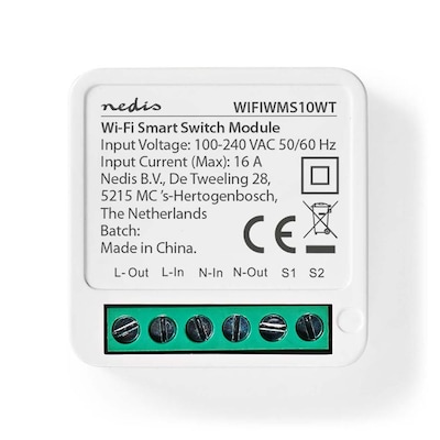 Nedis Power Switch | WLAN | 3680 W | Android/IOS