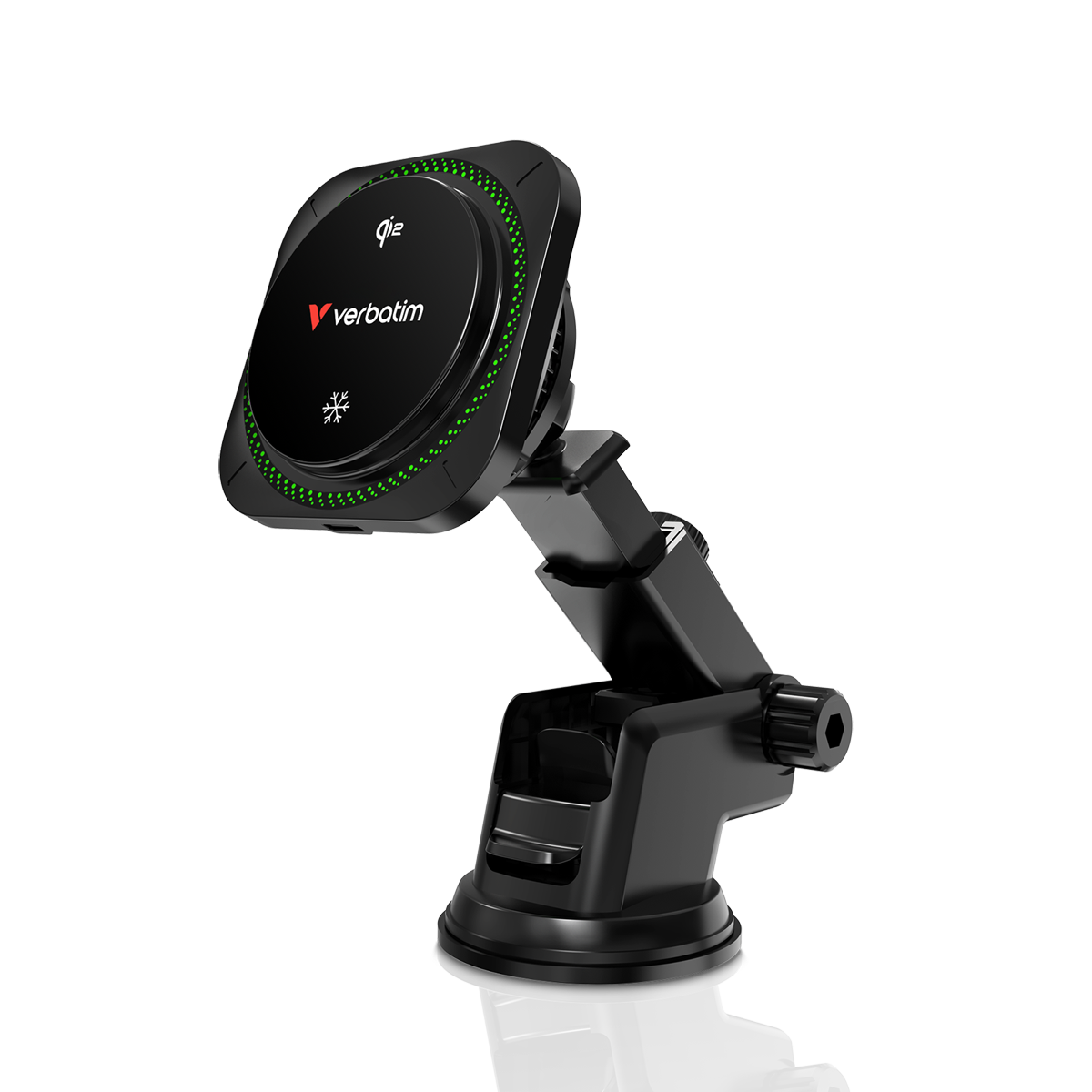 VERBATIM Charge ´n´ Drive Qi2 - magnetisches kabelloses Autoladegerät, RGB