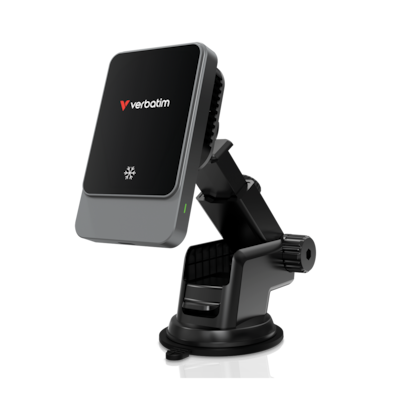 VERBATIM Charge ´n´ Drive - magnetisches kabelloses Autoladegerät, RGB