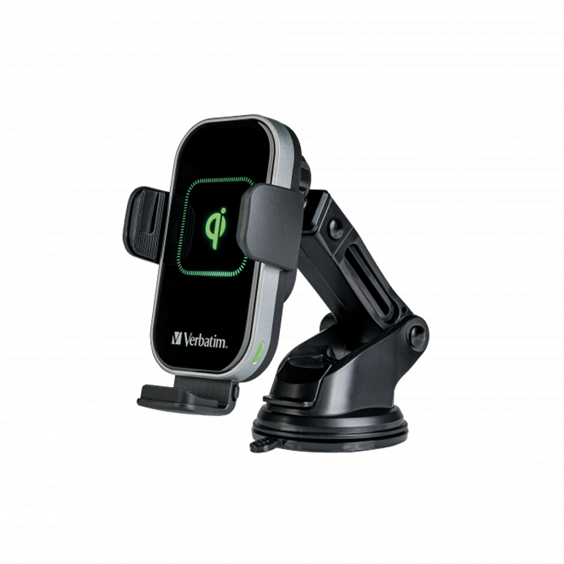 VERBATIM FWC-02 Qi Auto Handyhalterung mit Schnelladefunktion