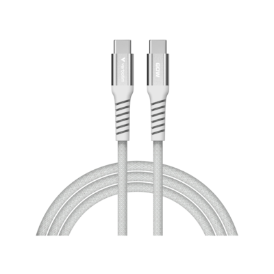 VERBATIM Sync & Charge USB-C zu USB-C 60W Magnetkabel 120 cm - grau