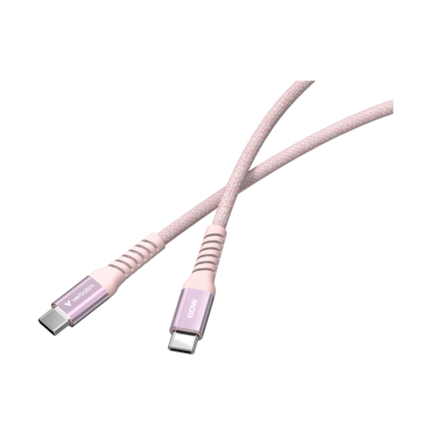 VERBATIM Sync & Charge USB-C zu USB-C 60W Magnetic 120 cm - pink