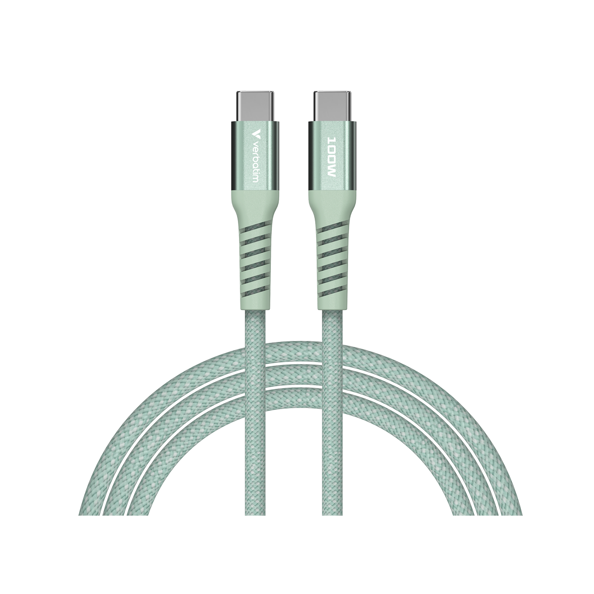 Image of VERBATIM Sync & Charge USB-C zu USB-C 100W Magnetkabel 120 cm - grün