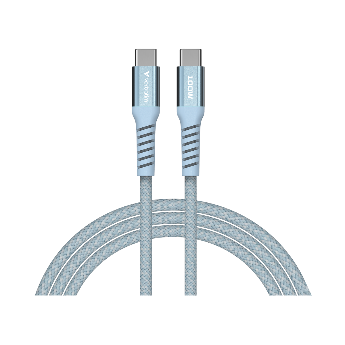 Image of VERBATIM Sync & Charge USB-C zu USB-C 100W Magnetkabel 120 cm - blau