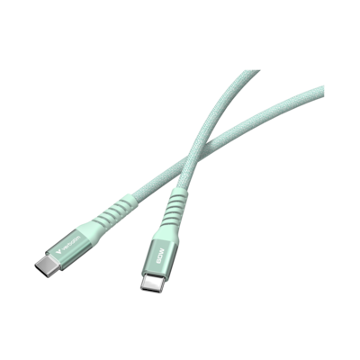 VERBATIM Sync & Charge USB-C zu USB-C 60W Magnetkabel 120 cm - grün