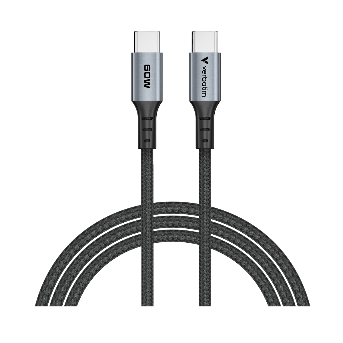 VERBATIM Sync & Charge USB-C zu USB-C 60W 120 cm