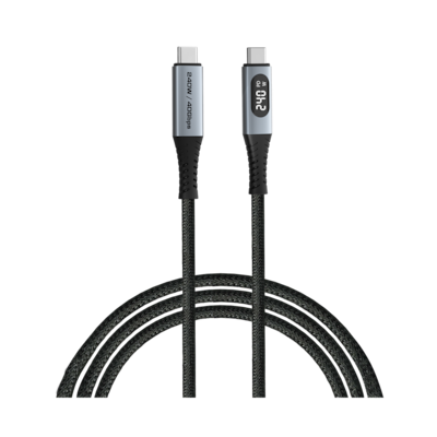 VERBATIM Sync & Charge Kabel USB-C zu USB-C 240W, 40 Gbps Display, 120 cm
