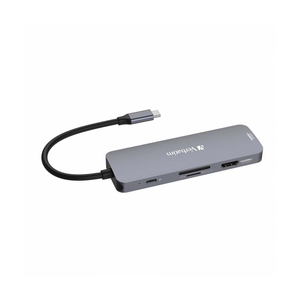 VERBATIM USB-C Pro Multiport Hub 8 Port CMH-08