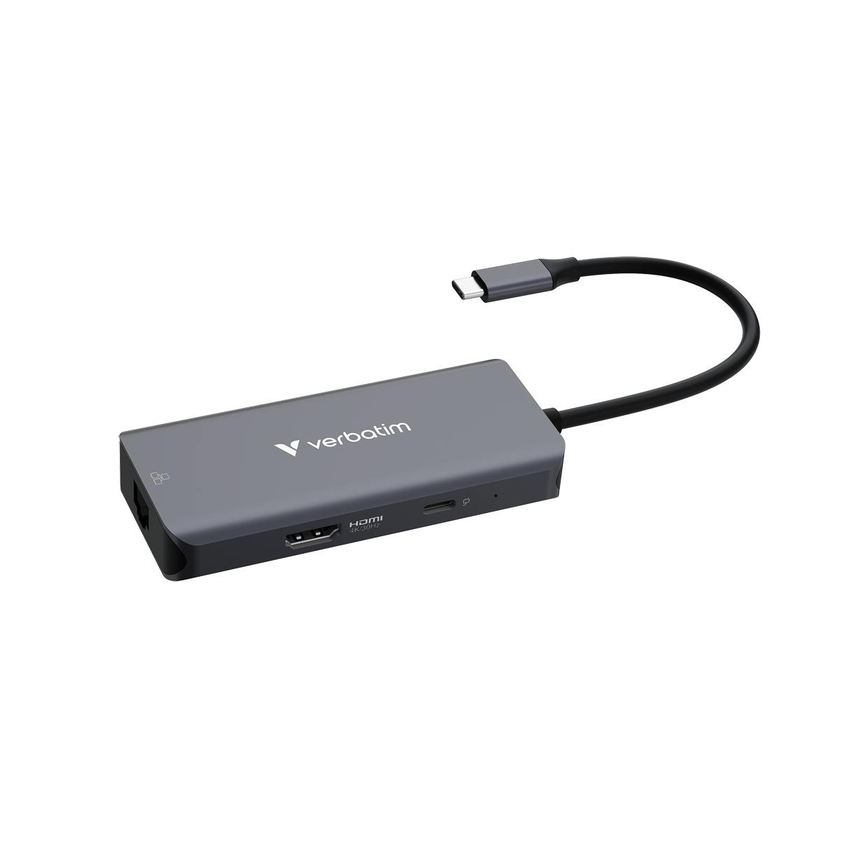Thumbnail - VERBATIM USB-C Essentials Multiport Hub 6 Anschlüsse mit RJ45