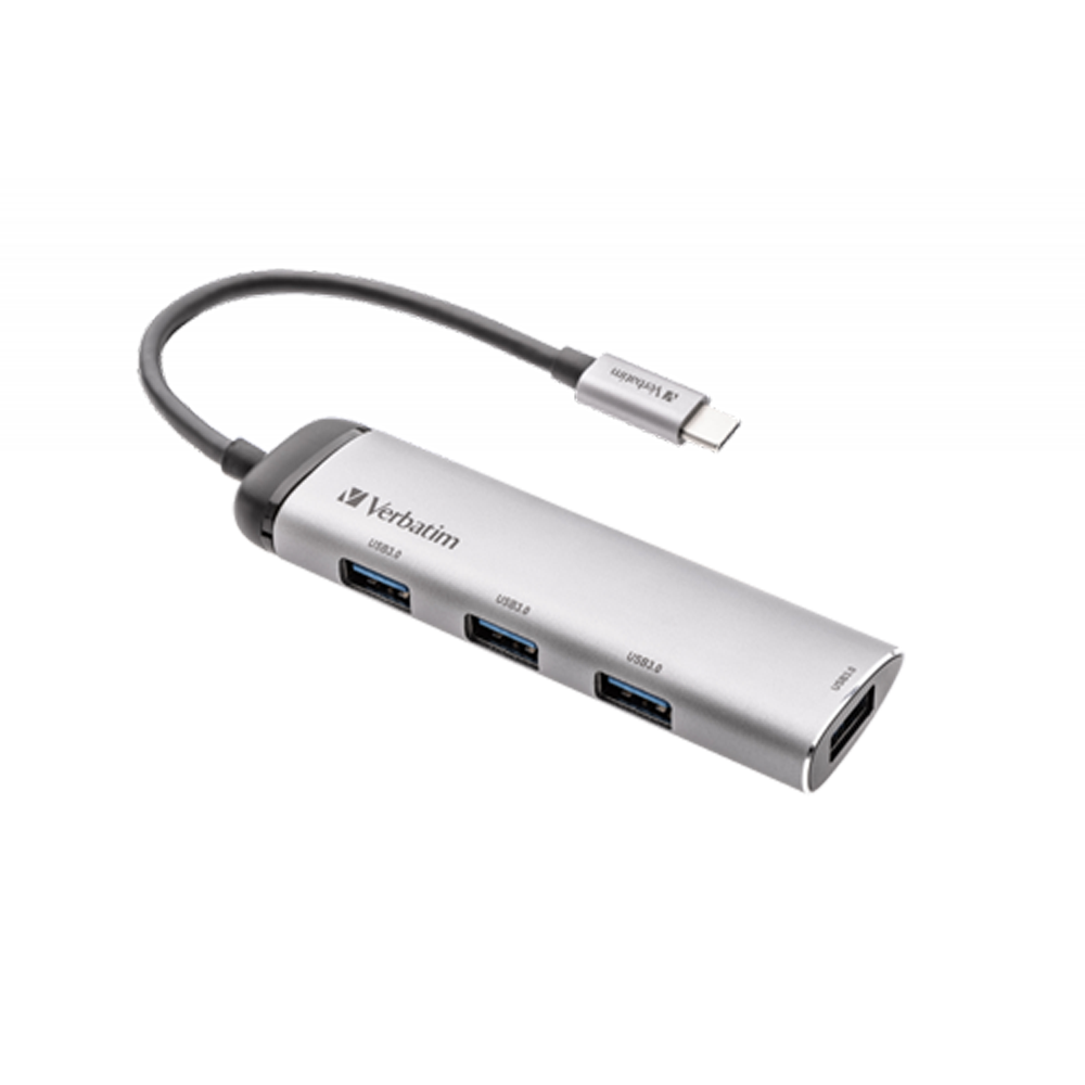 Thumbnail - VERBATIM USB-C™ MULTIPORT HUB 4-PORT USB 3.2 GEN 1 TYPE A