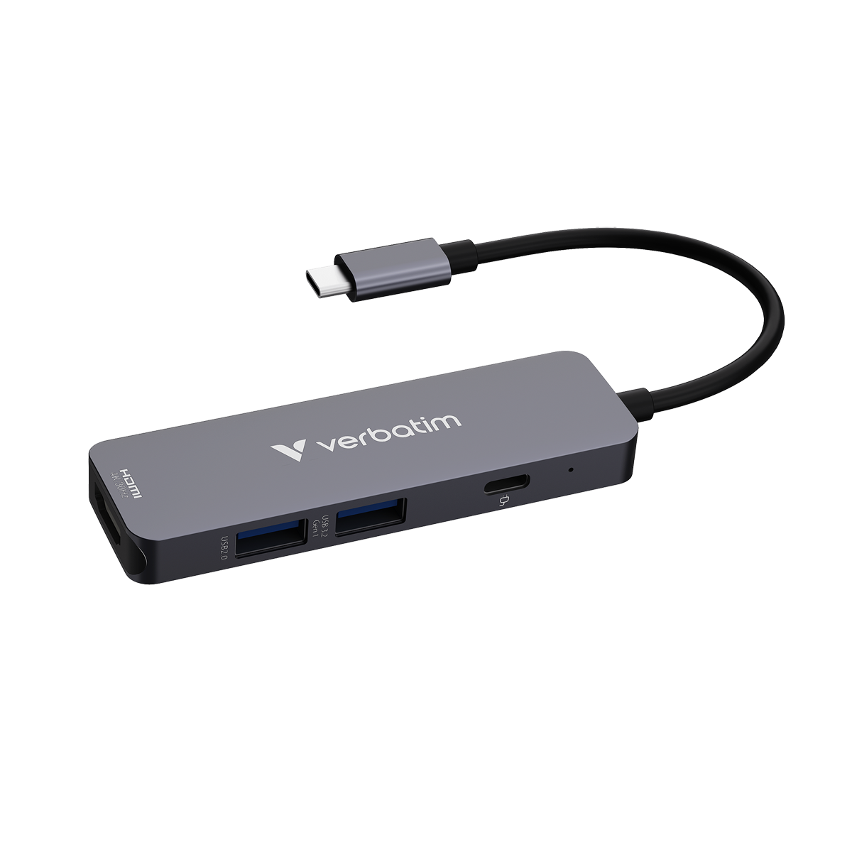 VERBATIM USB-C Essentials Multiport Hub 4 Anschlüsse