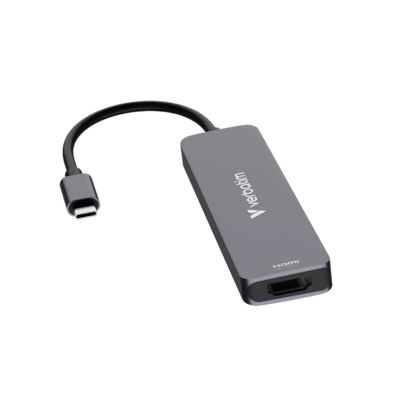 VERBATIM USB-C Essentials Multiport Hub 6 Aschnlüsse mit Kartenleser