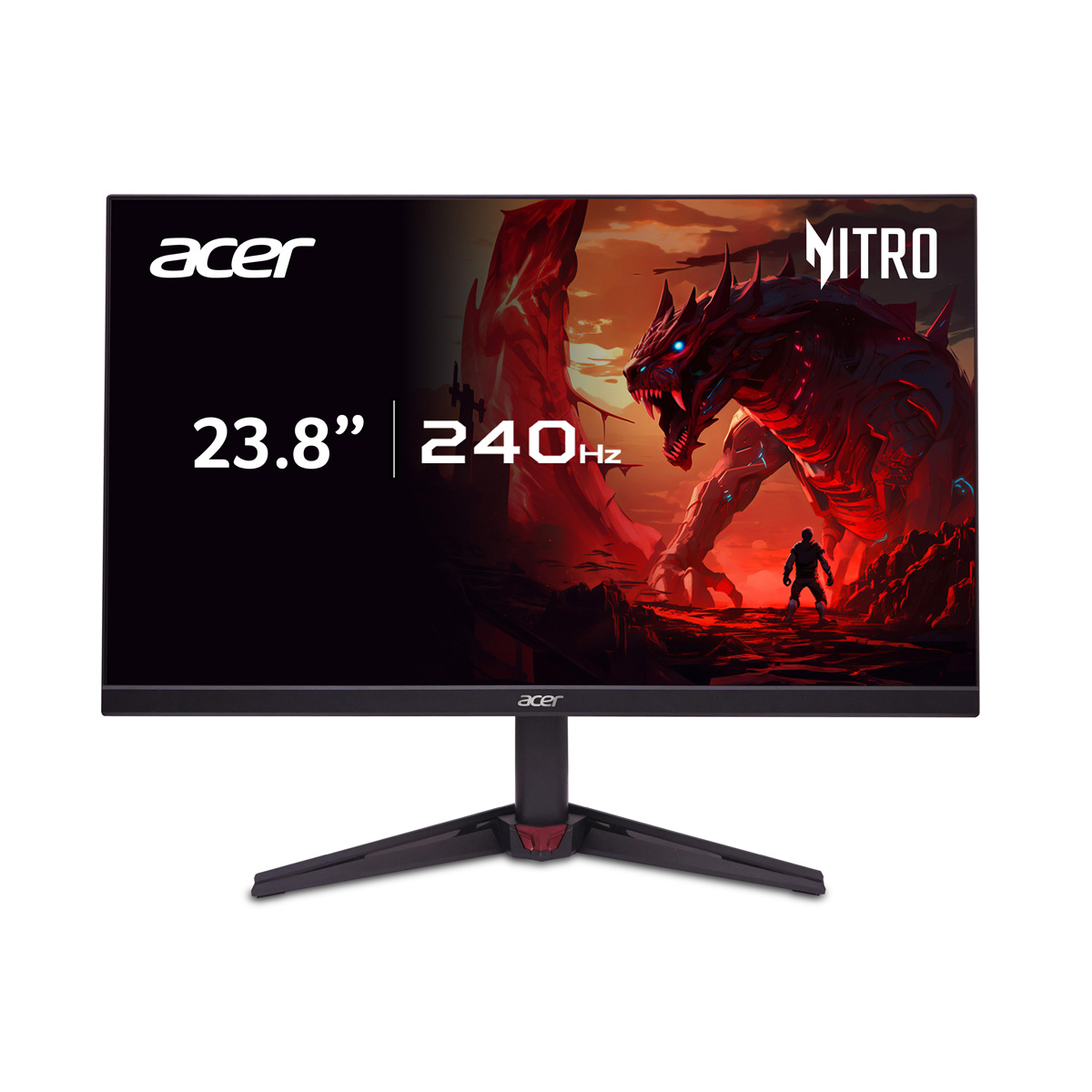 Acer Nitro VG0 (VG240YW3bmiipx) 23,8" Full-HD Gaming Monitor 60,5 cm (23,8 Zoll), IPS, 240Hz, 99% sRGB, 2x HDMI (2.0), D...