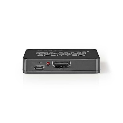 Nedis HDMI ™ Splitter | 2-Port port(s) | HDMI™ Eingang - 2x HDMI™ Ausgang | 4K@30Hz | 2.25 Gbps | ABS / PVC | Schwarz