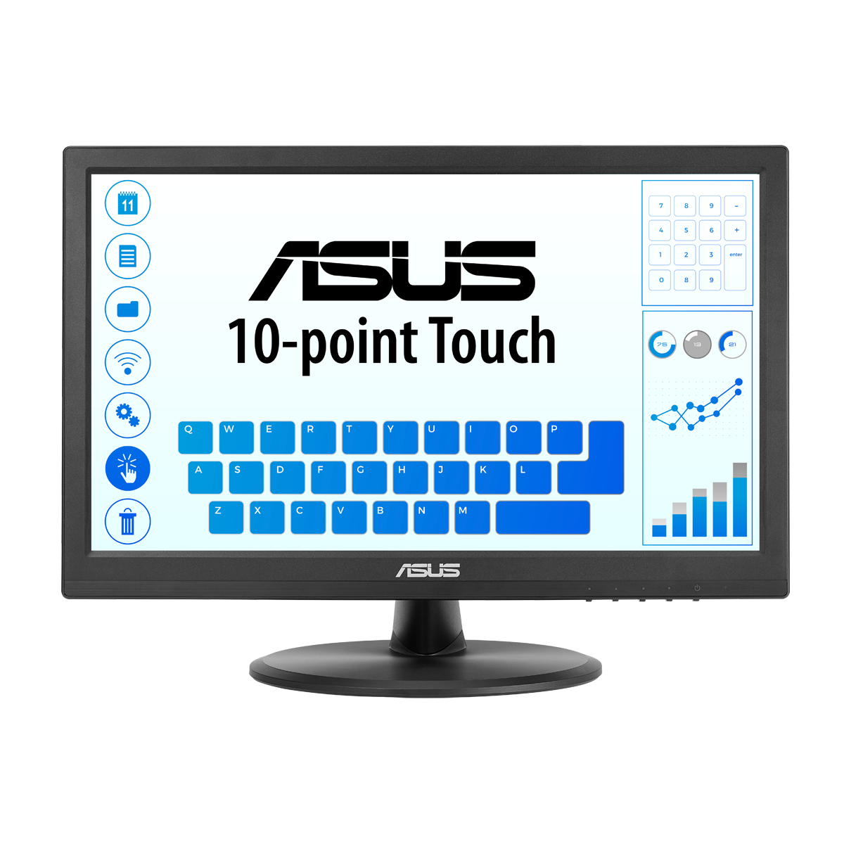 ASUS VT169HE 15,6 Zoll - Touch Office Monitor 39,6cm 15,6", FHD, IPS, 60Hz, HDMI, VGA