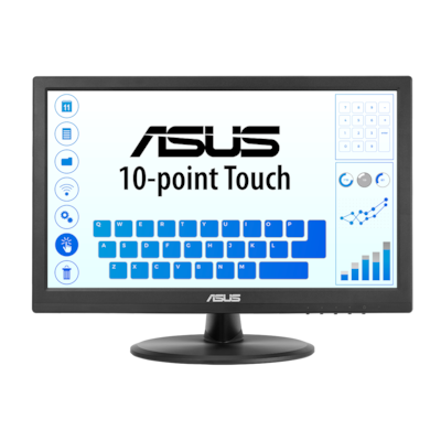 ASUS VT169HE 15,6 Zoll - Touch Office Monitor 39,6cm (15,6"), FHD, IPS, 60Hz, HDMI, VGA