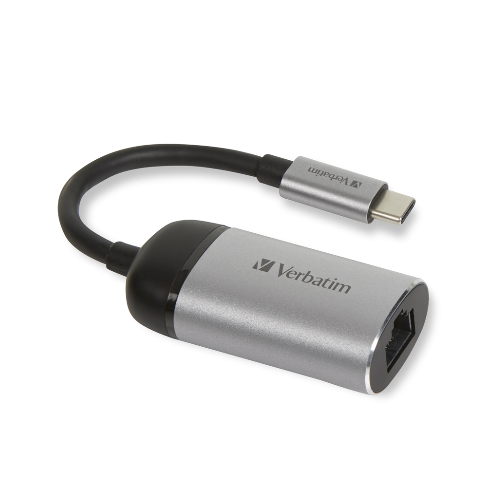 VERBATIM USB-C™ zu GIGABIT ETHERNET ADAPTER 10cm Kabel