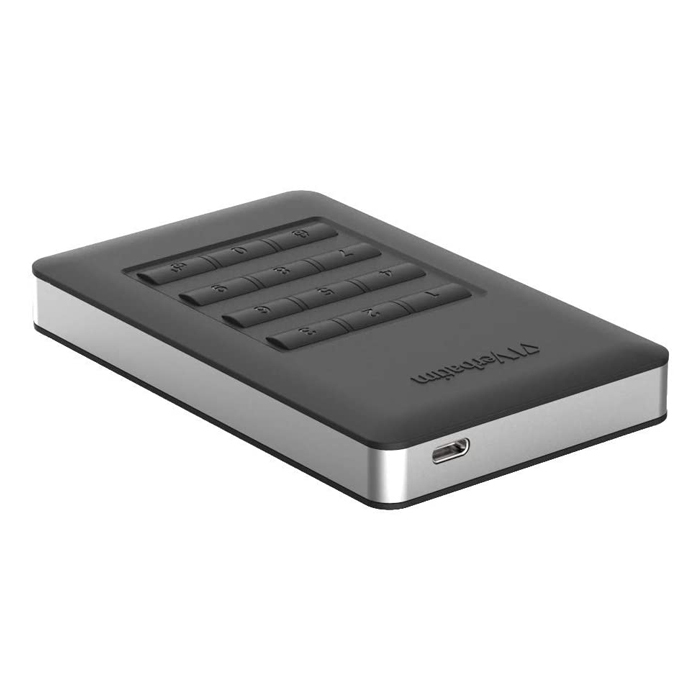 Verbatim Store 'n' Go Secure Portable 2TB Externe Festplatte, USB 3.2 Gen 1x1