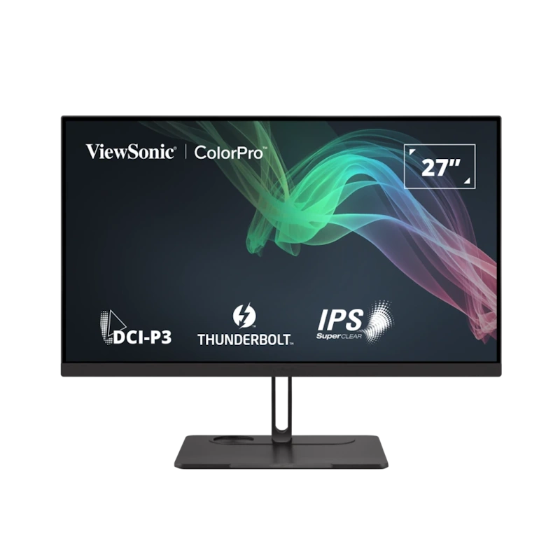 ViewSonic VP2776T-4K LED Fotografie Monitor 68,47 cm (27 Zoll) KVM, 98% DCI-P3, 100% sRGB, Pantone, USB-C, 4K UHD, 16:9, 5ms, IPS, 400cd/m², 60Hz, Thu