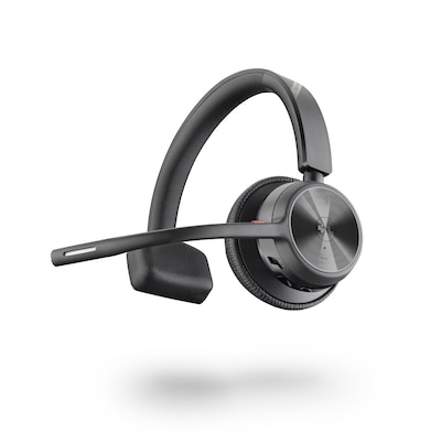 Poly Plantronics Voyager 4310 UC Bluetooth Headset, Nano Dongle mit USB-A Anschluss, MS zertifiziert, Monaural