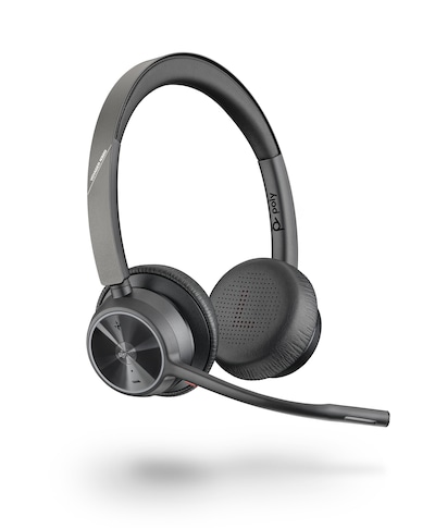 Poly Voyager 4320 Microsoft Bluetooth Headset incl. BT 700 USB-A-Dongle, Microsoft Teams zertifiziert