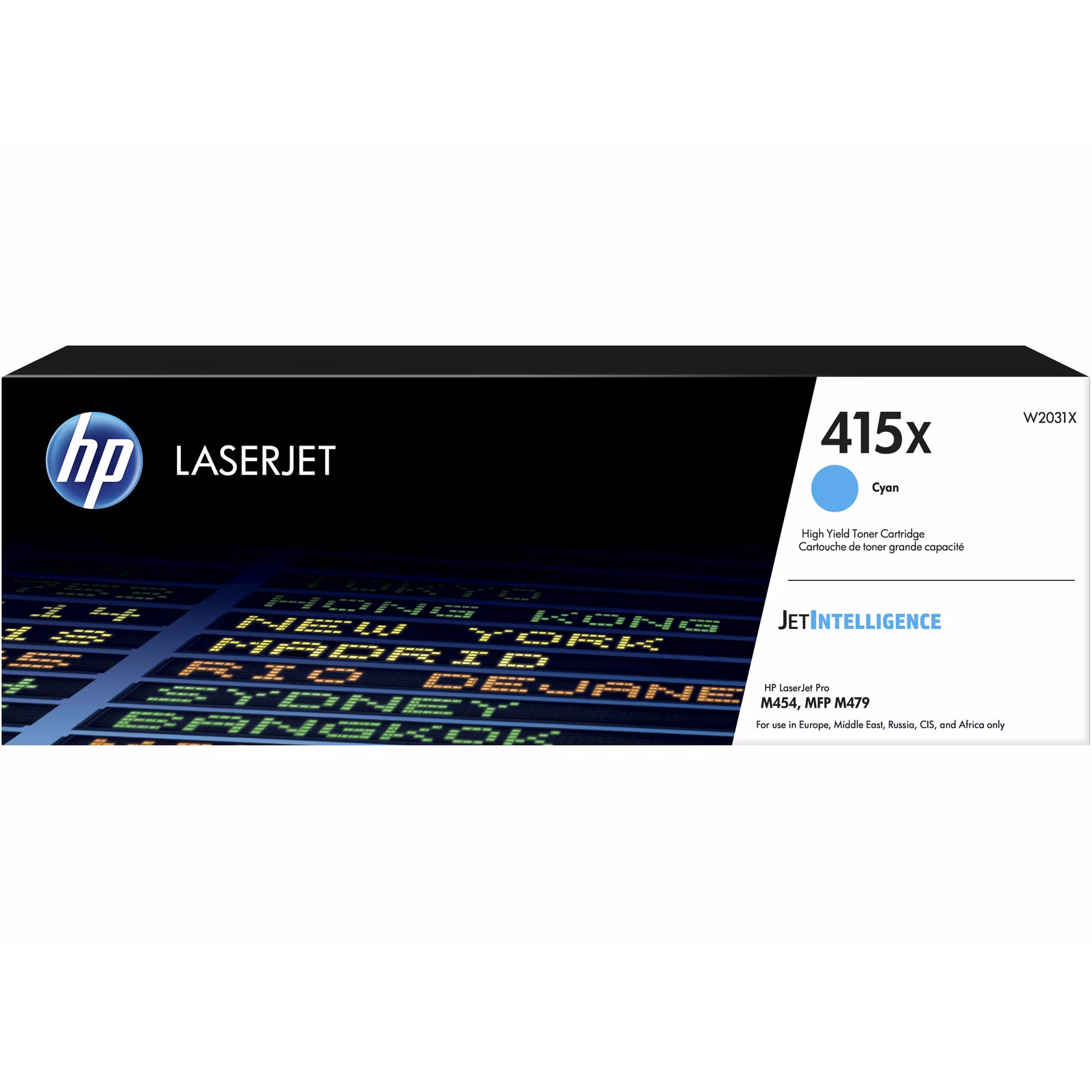 HP 415X (W2031X) Original LaserJet Tonerkartusche Cyan Kompatibilität: P Color LaserJet Enterprise M400er Serie // HP Color LaserJet Pro (MFP) M400er  Toner Produkt Bild 1